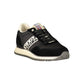 Black Polyester Sneaker