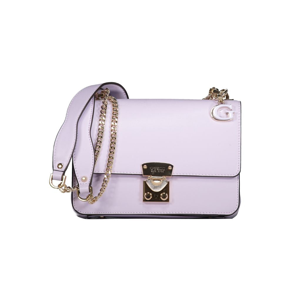 Purple Polyethylene Handbag