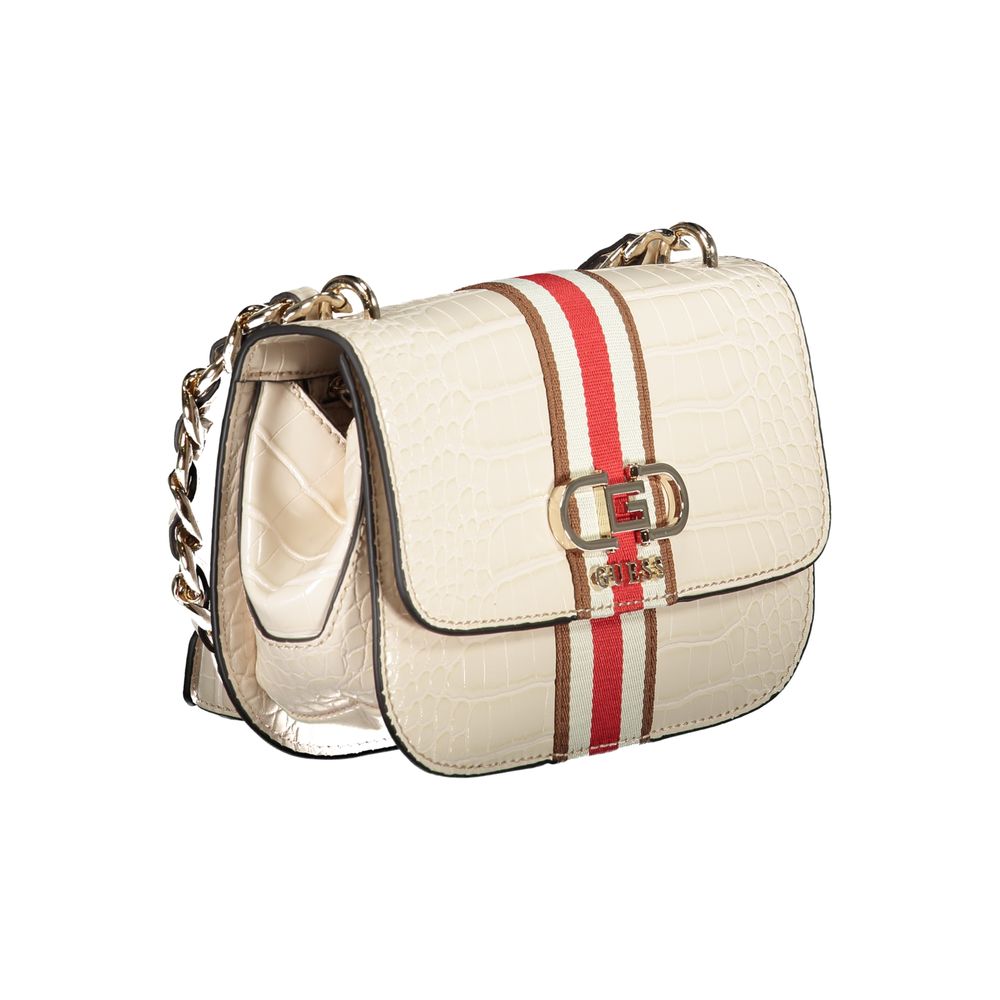 Beige Polyethylene Handbag