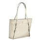 Beige Polyethylene Handbag