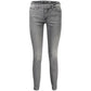 Gray Cotton Jeans & Pant