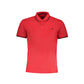 Red Cotton Polo Shirt