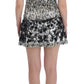 Silver Crystal Embellished Shift Dress Masterpiece