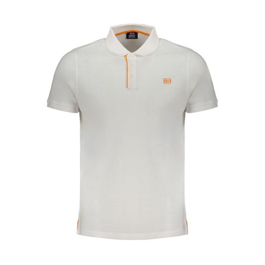 White Cotton Polo Shirt