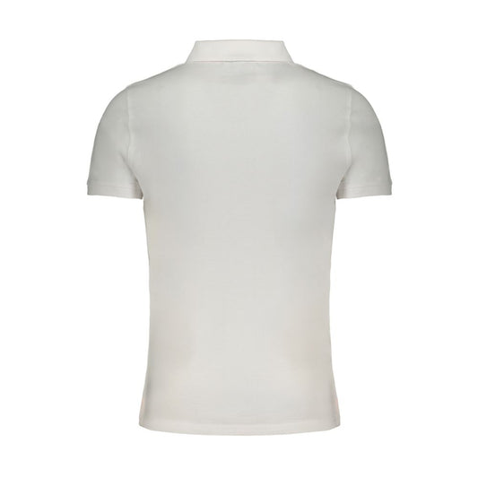 White Cotton Polo Shirt