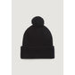 Black Alpaca Leather Hat