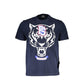 Blue Cotton Mens TShirt