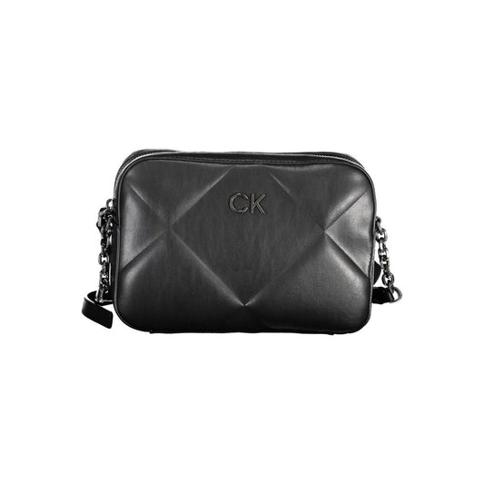 Black Polyester Handbag