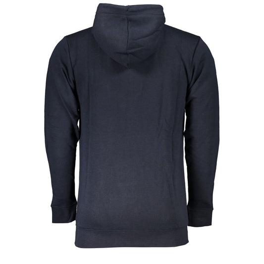 Blue Cotton Mens Sweater