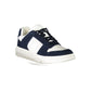 Blue Polyester Sneaker