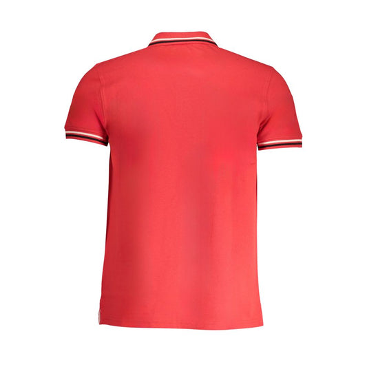 Red Cotton Polo Shirt