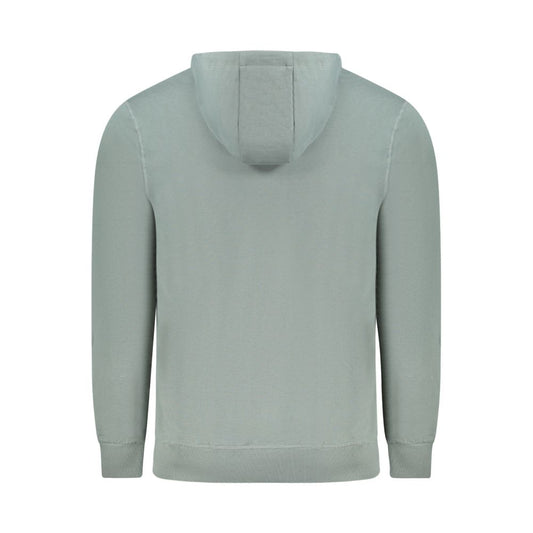 Green Cotton Men Sweater