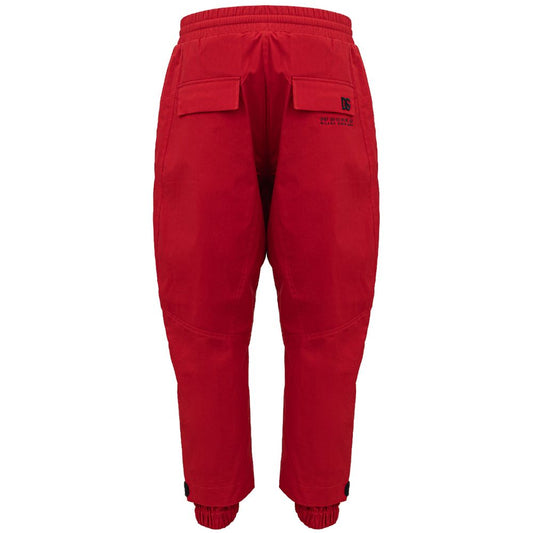 Red Polyamide Jeans & Pant