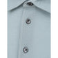 Blue Cotton Polo Shirt