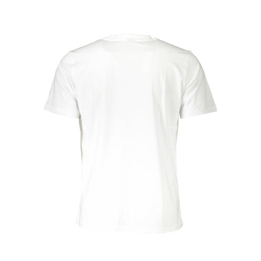 White Cotton Men T-Shirt