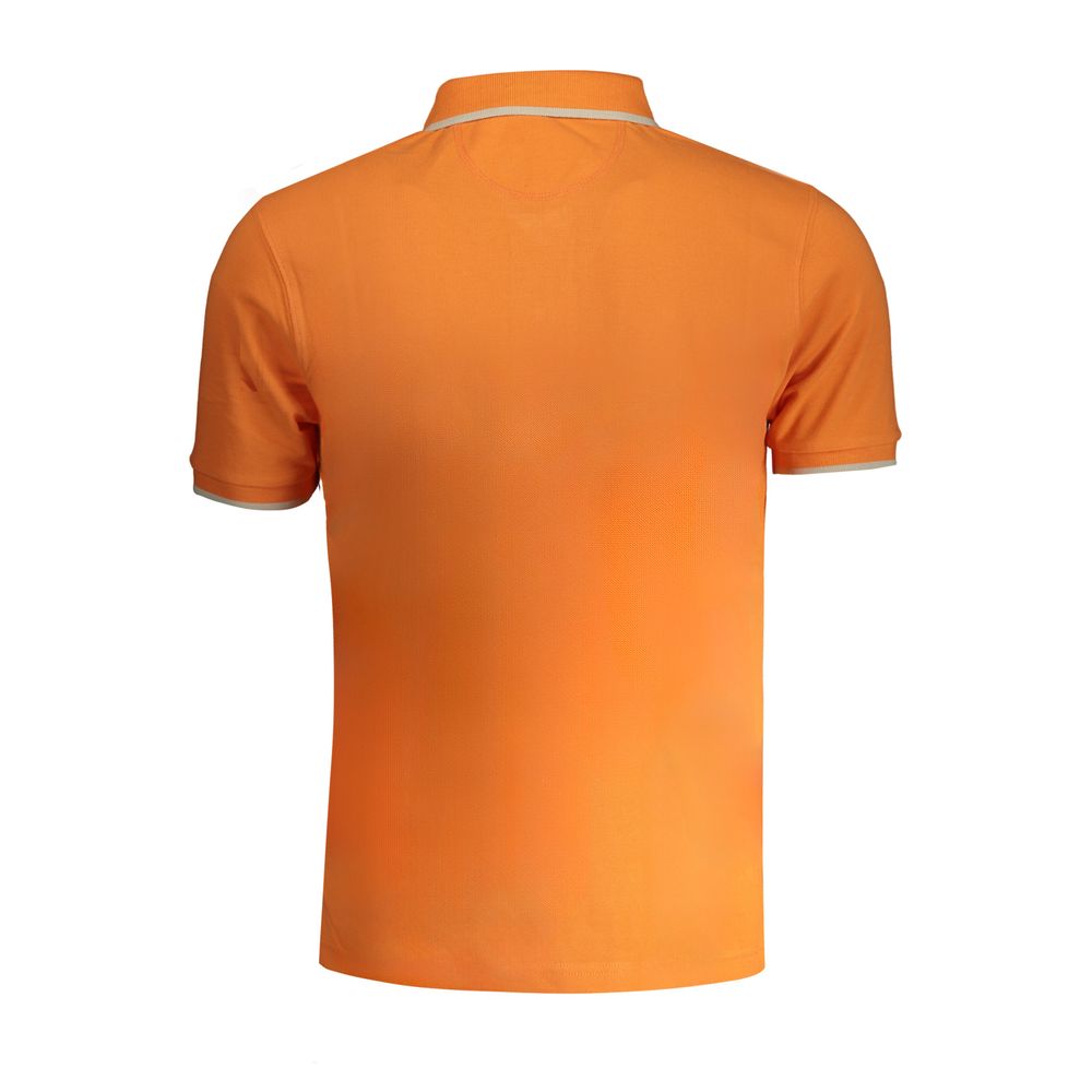 Orange Cotton Polo Shirt