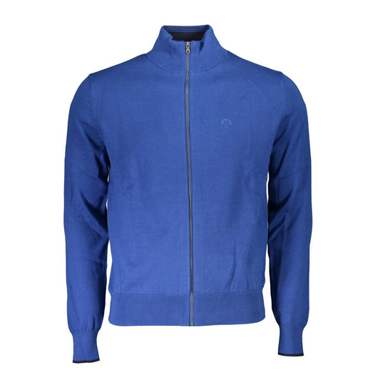 Blue Organic Cotton Men Sweater