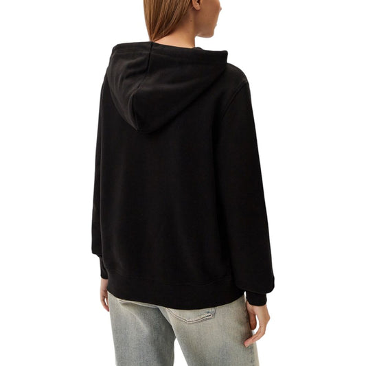 Black Recycled Cotton Sweater