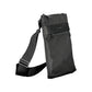 Black Polyester Men Shoulder Bag