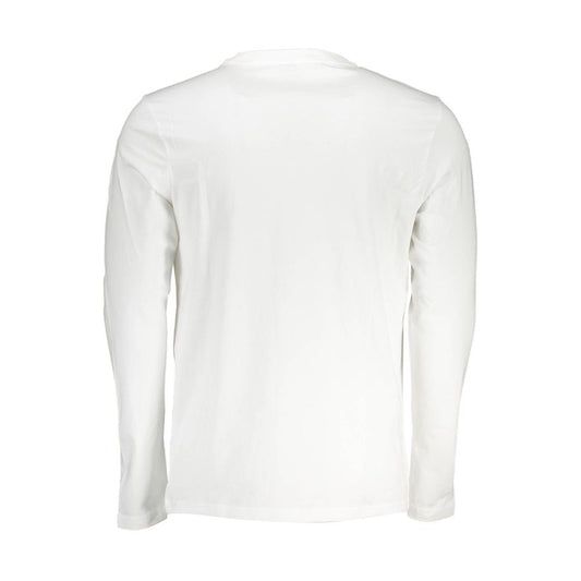 White Cotton Men T-Shirt