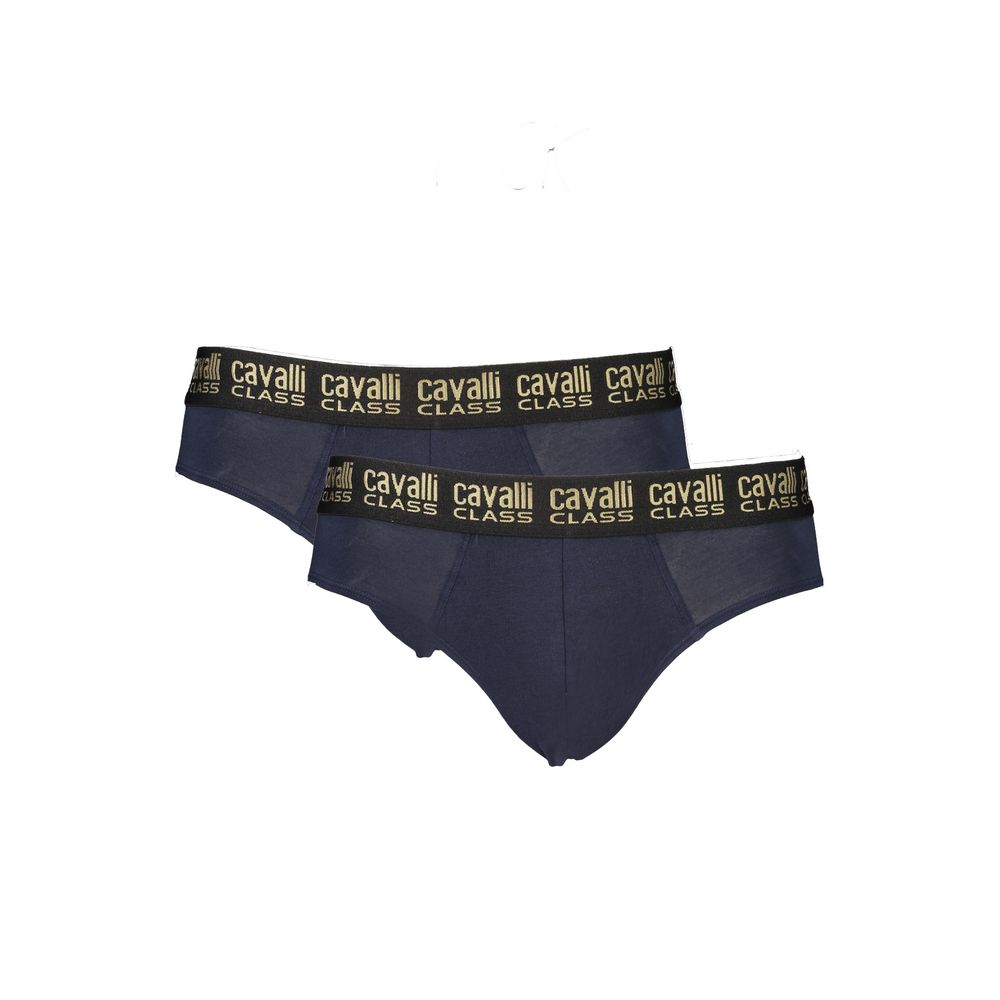 Blue Cotton Mens Underwear