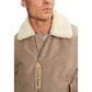 Beige Polyamide Riciclata Jacket