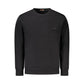 Black Cotton Men Sweater