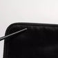 Black Nylon Logo Plaque Keyring Pouch Clutch Bag