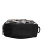 Multicolor Camouflage Jacquard Logo Plaque Crossbody Bag