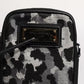 Multicolor Camouflage Jacquard Logo Plaque Crossbody Bag