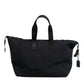 Black Canvas DG Logo Print Shopping Hand Tote Bag