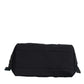 Black Canvas DG Logo Print Shopping Hand Tote Bag