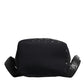 Black Neoprene Nylon DG Logo School Backpack Bag