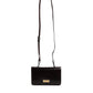 Maroon Horse Leather Logo Plaque Mini Crossbody Bag