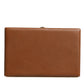 Brown Leather Clutch Evening Crossbody Bag