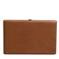 Brown Leather Clutch Evening Crossbody Bag