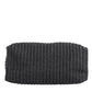 Black Large Knitted Crochet Shoulder Shopper DG Logo Bag