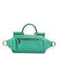 Emerald Green CalfskinLeather DG Logo Shoulder Bag