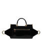 Black Calfskin Leather DG Logo Shoulder Bag