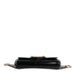 Black Calfskin Leather DG Logo Shoulder Bag