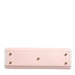 Light Pink Logo Plaque Soft Leather Strap Crossbody Bag