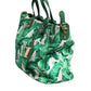 Green Canvas Botanical Garden Women Tote Bag