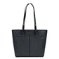 Jet Set Medium Black Double Pocket Tote Bag
