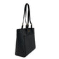 Jet Set Medium Black Double Pocket Tote Bag