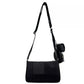 Crossbody Tech Attachment Bag Purse Black