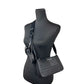 Crossbody Tech Attachment Bag Purse Black