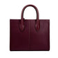 Mirella Small Top Zip Tote Bag Maroon