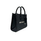 Mirella Signature Small Top Zip Tote Bag Black