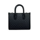Mirella Signature Small Top Zip Tote Bag Black