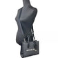 Mirella Signature Small Top Zip Tote Bag Black